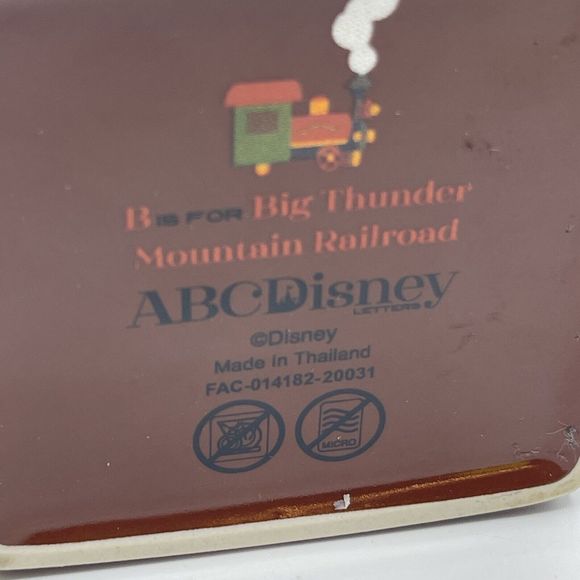 Disney parks ABC‎ letters B is for Big Thunder Mountain Railroad Trinket Box - Picture 7 of 7